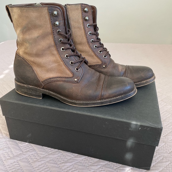 Brown Leather Boots Men’s Size 10 - Picture 5 of 12